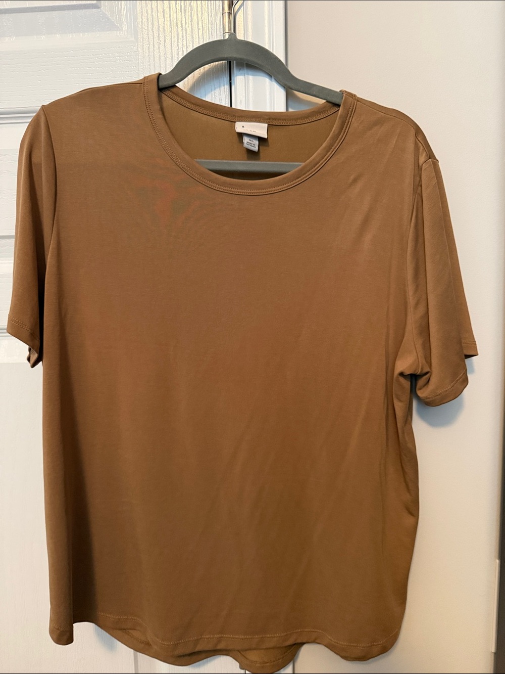 a new day Short Sleeve Crew Neck T-Shirt in Brown